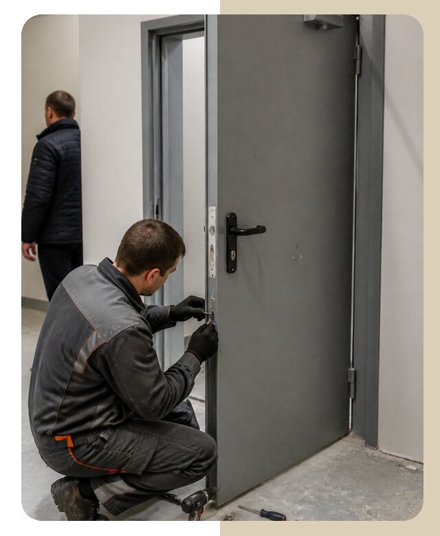 Ремонт противопожарной двери в Мончегорске по цене 6565 р. | ДвериЛегко-Мнч