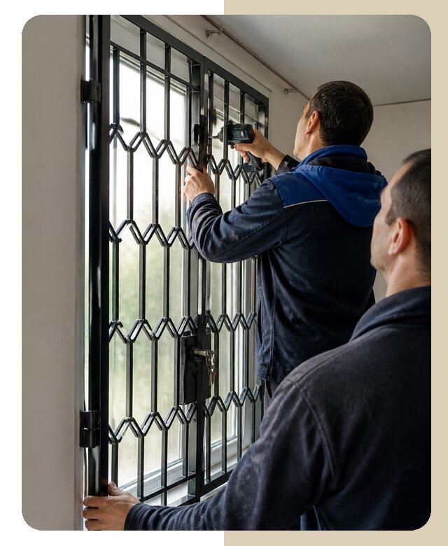 Установка распашных решеток в Мончегорске цена от 6565 р. | ДвериЛегко-Мнч